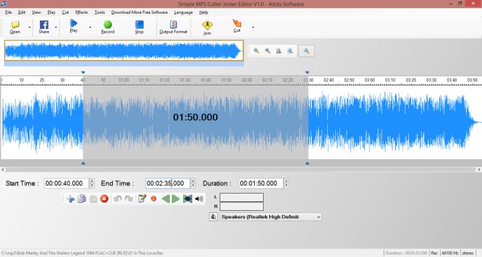 Easy audio cutter free download